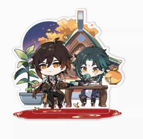 Genshin Impact - The Exquisite Night Chimes Character Standee - Zhongli&Xiao