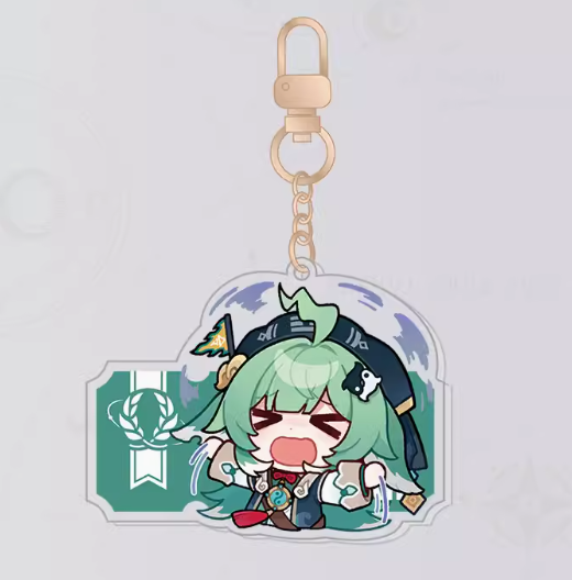 Honkai:Star Rail - Pom-pom Exhibition Series Acrylic Keychain - Huohuo