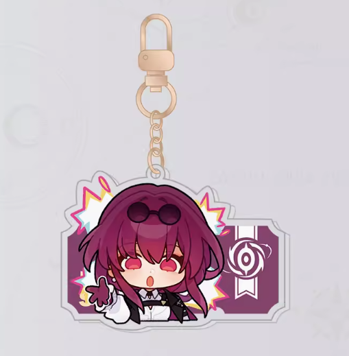 Honkai:Star Rail - Pom-pom Exhibition Series Acrylic Keychain - Kafka