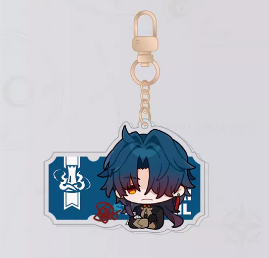 Honkai:Star Rail - Pom-pom Exhibition Series Acrylic Keychain - Blade