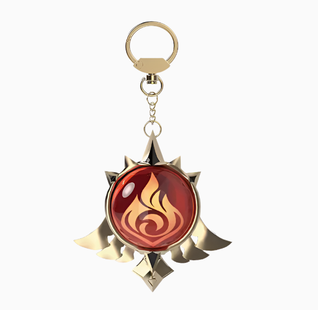 Genshin Impact - Visions Keychain - Mondstadt Pyro